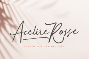 Acelire Rosse: A Font for Real Business Magic