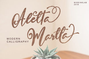 Aletta Martta: A Handwritten Font for Creative Makers