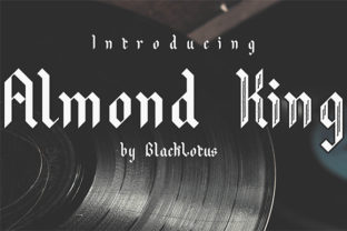 Almond King Font for Business