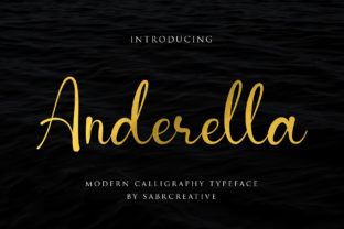 Anderella Font: Bold & Organic