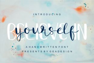 Believe in Yourself Font Review
