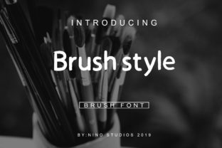 Brush Style: A Handwritten Font with Urban Energy