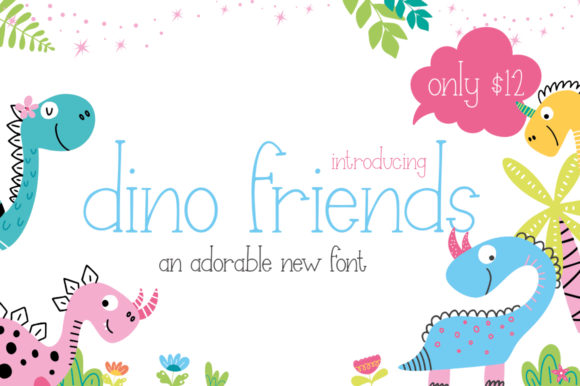 Dino Friends Font: Playful & Professional
