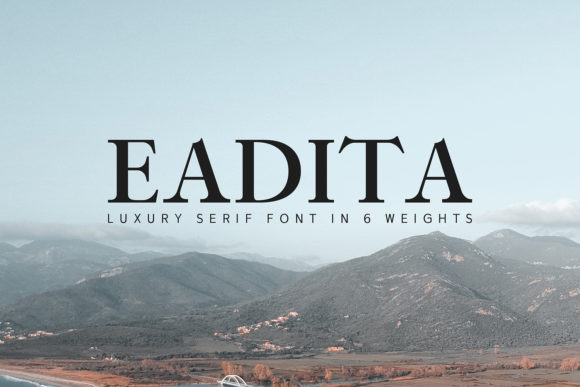 Eadita: A Serif Font for Real-World Design