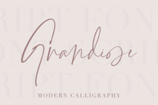 Grandiose: A Bold Handwritten Font