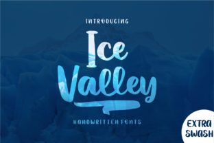 Ice Valley: A Fresh Script Handwritten Font