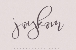 Joykom: A Handwritten Font for Creative Projects