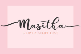 Masitha: A Sweet Handwritten Font for Business