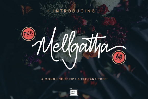 Mellgatha: A Beautiful Handwritten Font