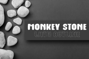 Monkey Stone: A Bold, Organic Font for Creative Projects