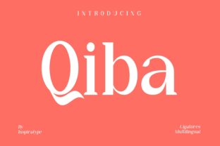 Qiba is a serif font that brings a touch of vintage charm to modern web design. I first encountered it while working on a boutique online store, where the goal was to create a visual identity that felt both elegant and approachable. The homepage needed a strong hero section with a headline that would stand out without overwhelming the user. Qiba’s clean lines and subtle flourishes made it an ideal choice for that purpose.