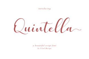 Quintella: A Handwritten Font for Creative Expression