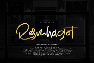 Resmhagot: A Handwritten Font for Editorial Design