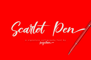 Scarlet Pen: A Bold Script Font for Digital Marketing