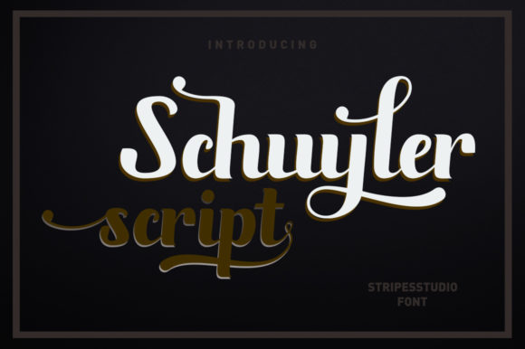 Schuyler Script: A Beautiful Font for Creative Projects