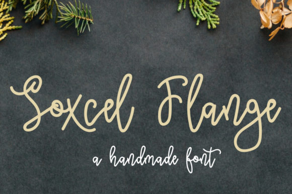 Soxcel Flange Font for Creative Projects