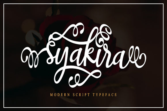 Syakira Script: A Font That Elevates Your Brand