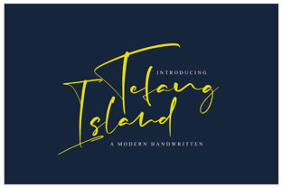 Tefang Island Font: Handmade Elegance