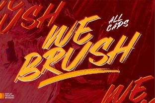 We Brush: A Bold Font for Business