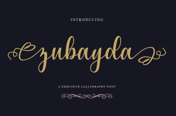 Zubayda: A Handwritten Font for Creative Campaigns